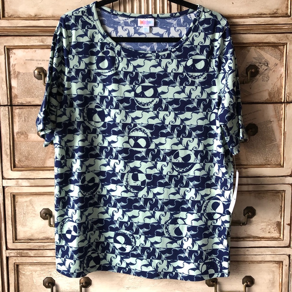 ♦️2/$30 Disney Villains Jack Gigi LuLaRoe Top